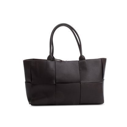 Bottega Veneta Brown Maxi Intrecciato Arco Small Tote Bag