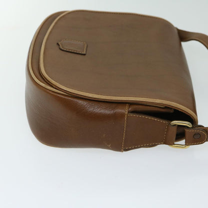 Luxury CELINE Shoulder Bag Leather Brown 68342