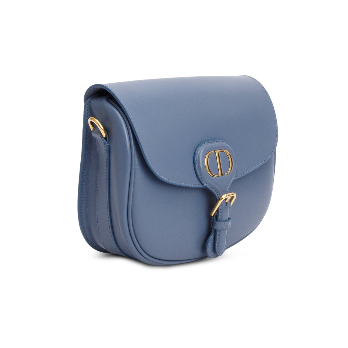 Christian Dior 2020 Blue Box Calfskin Medium Bobby Flap Bag Rovelle Bags