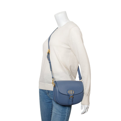 Christian Dior 2020 Blue Box Calfskin Medium Bobby Flap Bag Rovelle Bags