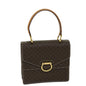 Luxury CELINE Macadam Canvas Hand Bag PVC Brown 68359