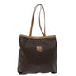 Luxury CELINE Macadam Canvas Tote Bag PVC Brown 68474