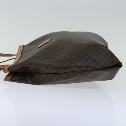 Luxury CELINE Macadam Canvas Tote Bag PVC Brown 68474