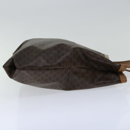Luxury CELINE Macadam Canvas Tote Bag PVC Brown 68474