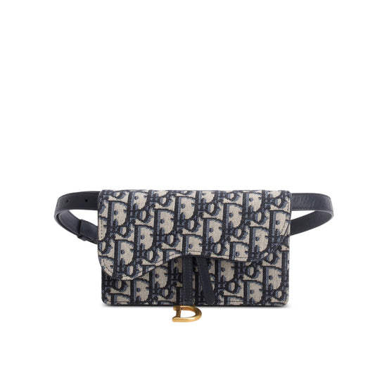 Christian Dior Oblique Saddle Belt Pouch Rovelle Bags