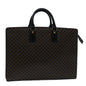 Luxury CELINE Macadam Canvas Tote Bag PVC Leather Black 68685