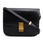 Celine Black Box Calfskin Medium Classic Box Flap Bag