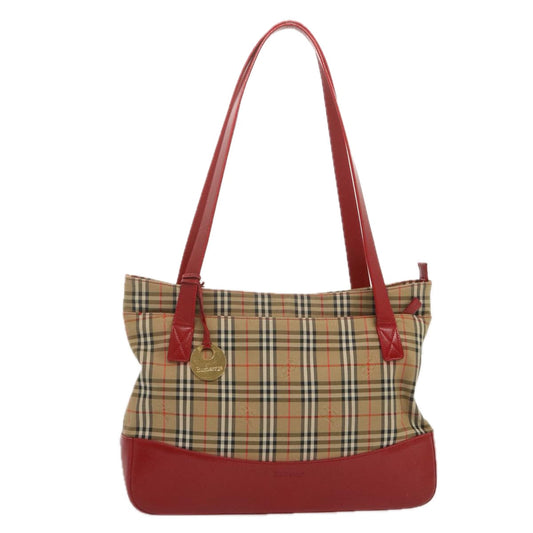 Burberry BURBERRYSs Nova Canvas Beige Tote Bag Style 2