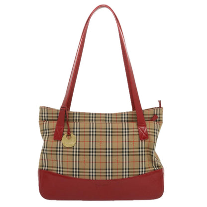 Burberry BURBERRYSs Nova Canvas Beige Tote Bag Style 2