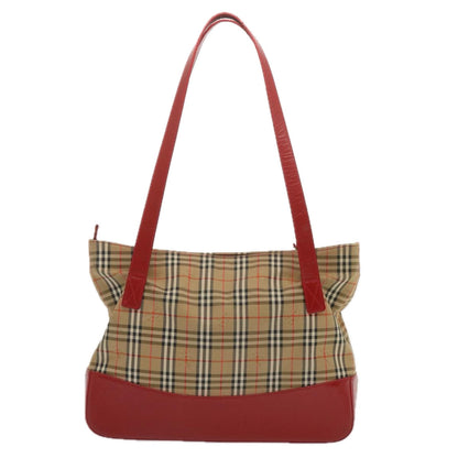 Burberry BURBERRYSs Nova Canvas Beige Tote Bag Style 2