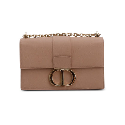 Christian Dior Pink Grained Calfskin 30 Montaigne Flap Bag Rovelle Bags
