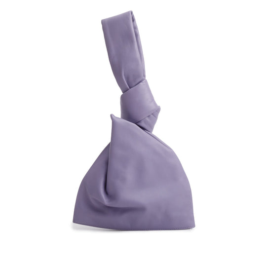 Bottega Veneta Purple Calfskin Mini BV Twist