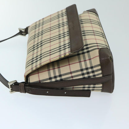 Burberry Nova Auth Canvas Beige Shoulder Bag Style 10
