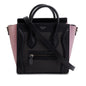 Celine Tri-Color Calfskin Leather Nano Luggage Tote