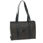 Luxury CELINE Macadam Canvas Tote Bag PVC Black Brown 68864