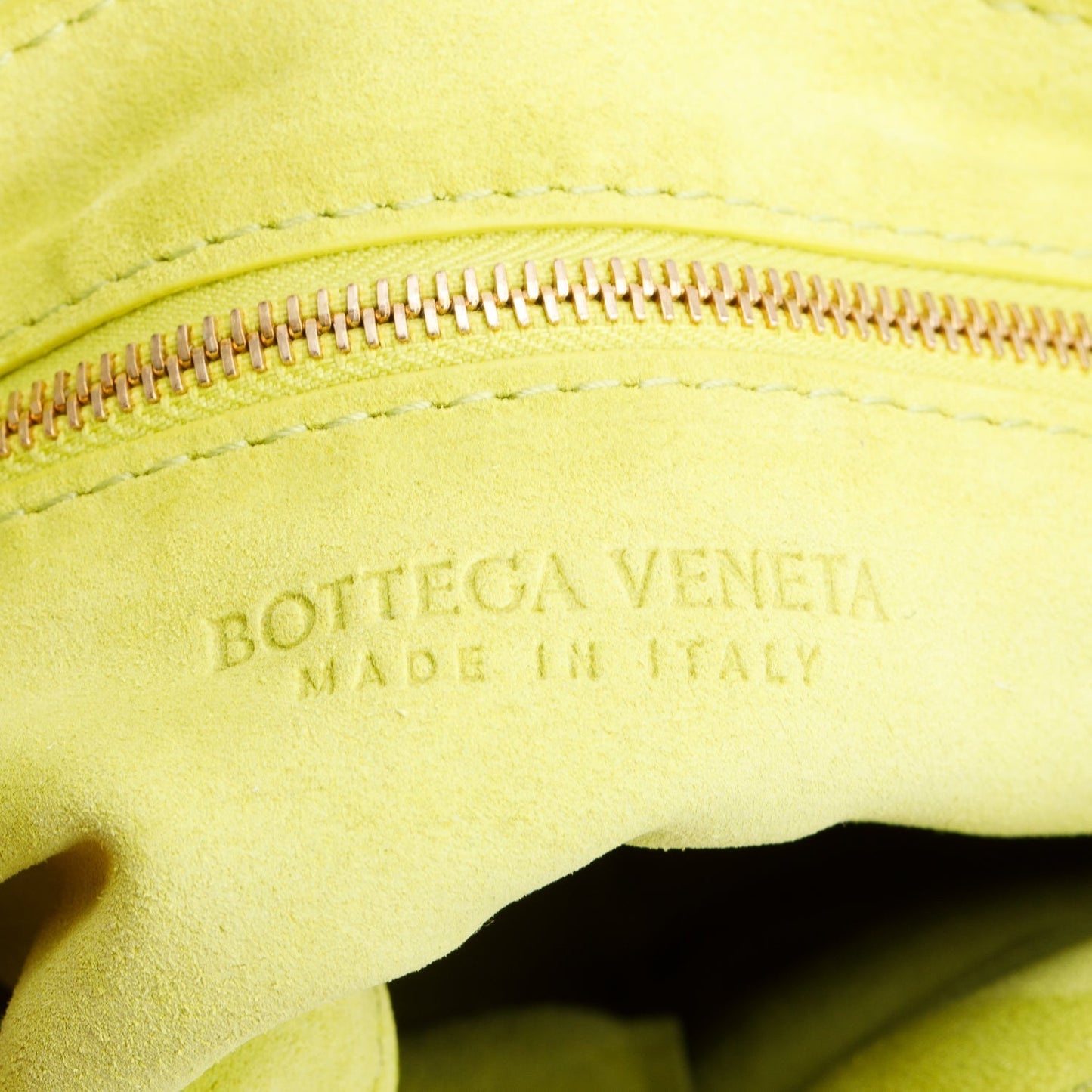Bottega Veneta Green Suede Padded Leather Maxi Chain Cassette Bag