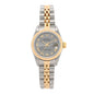 Stainless Steel 18K Yellow Gold 26mm Oyster Perpetual Datejust Watch Silver Sunbeam Roman 79173