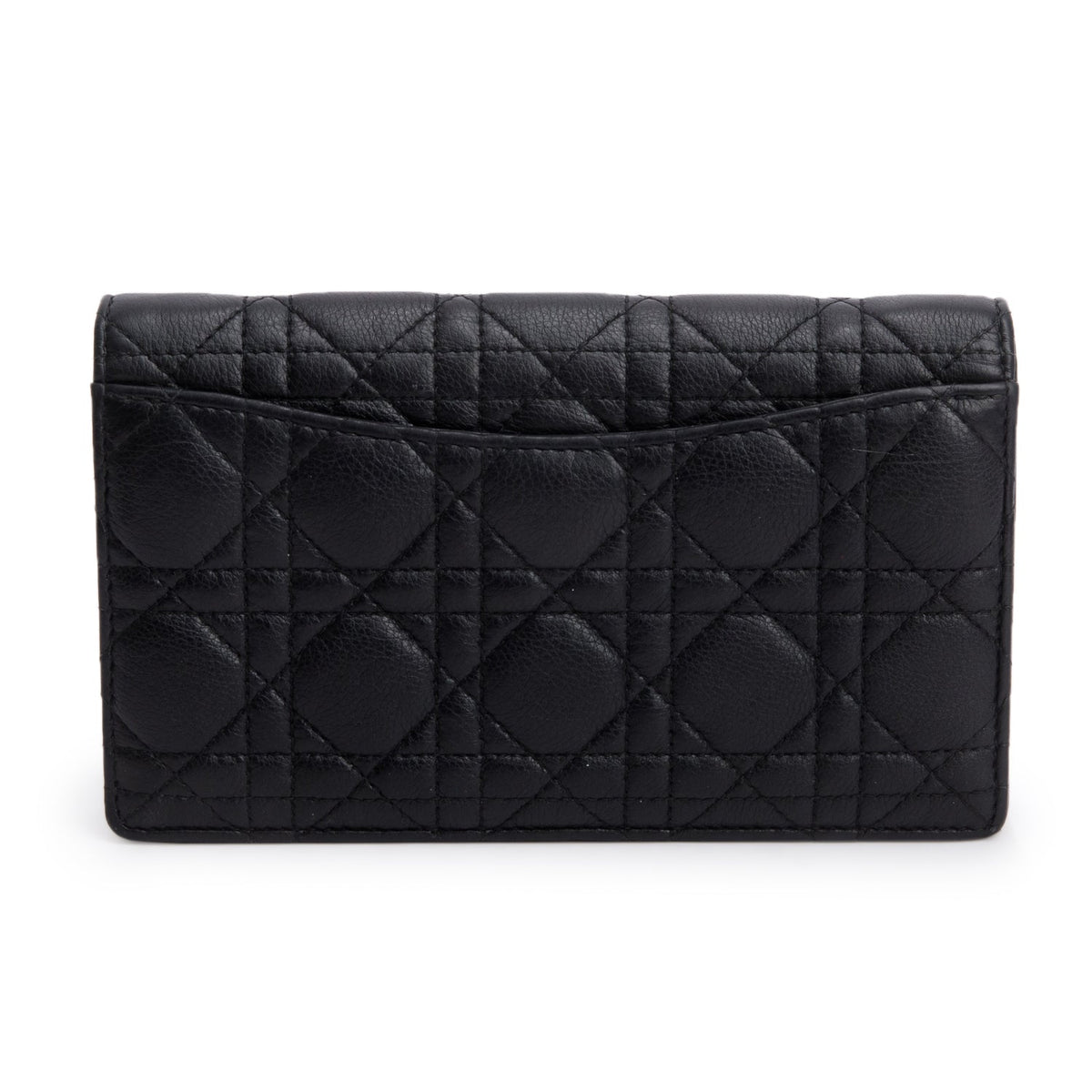 Christian Dior 2022 Black Supple Calfskin Caro Pouch Rovelle Bags