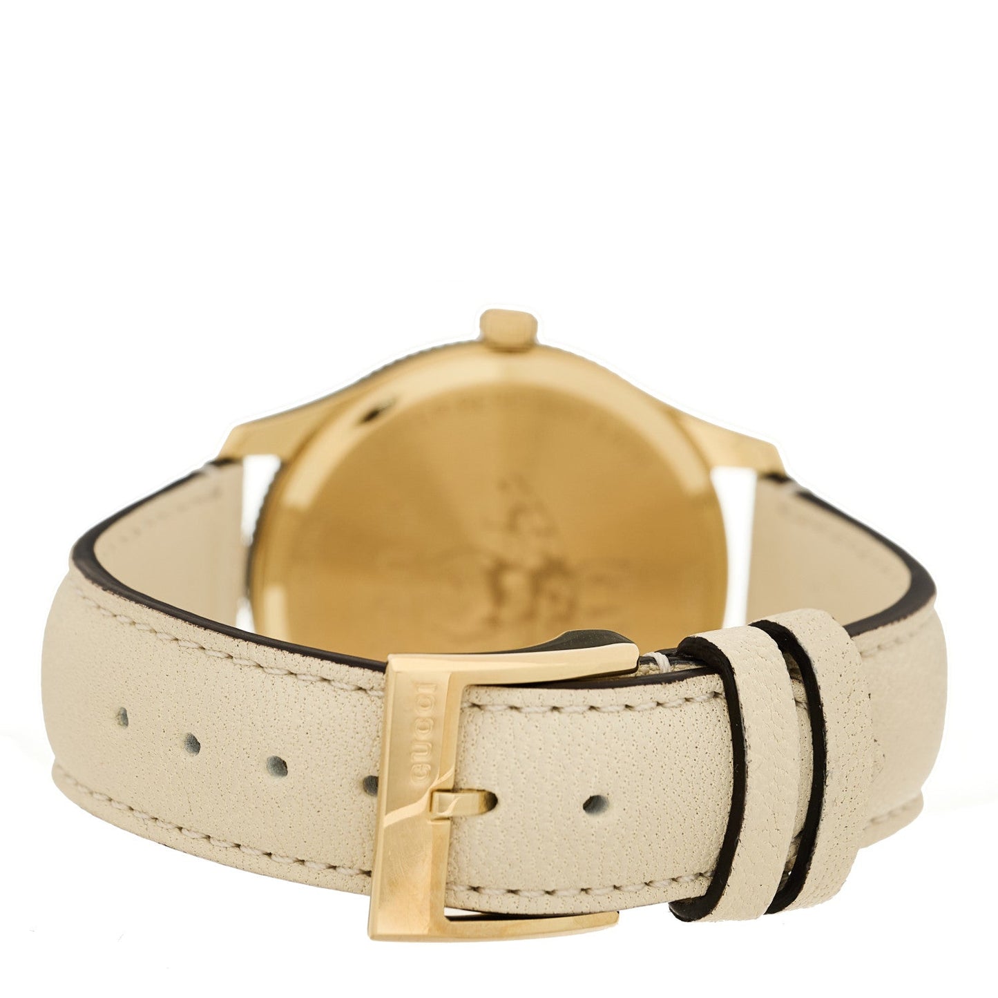 Stainless Steel Calfskin 36mm G-Timeless Bee Quartz Watch White