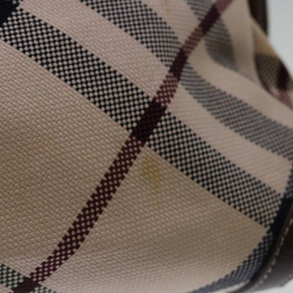 Burberry Nova Label Canvas Beige Handbag