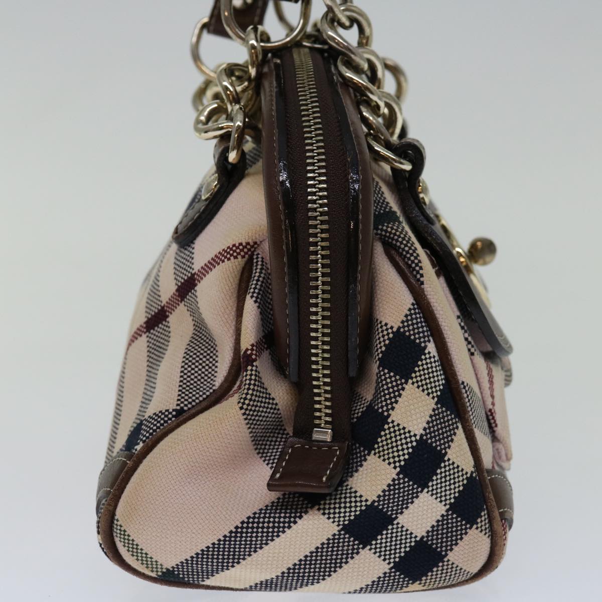Burberry Nova Label Canvas Beige Handbag