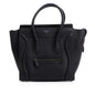 Celine Black Calfskin Leather Micro Luggage Tote