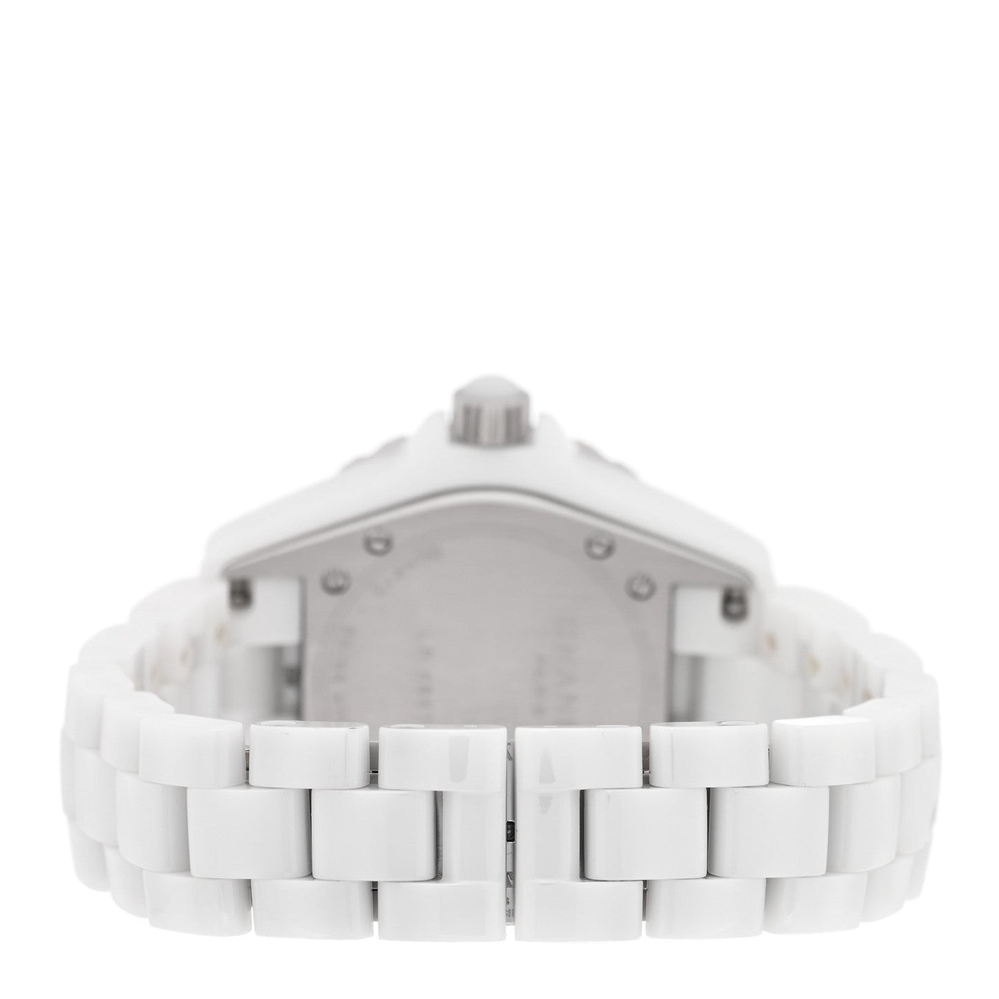 Stainless Steel Ceramic 33mm J12 Quartz Watch White