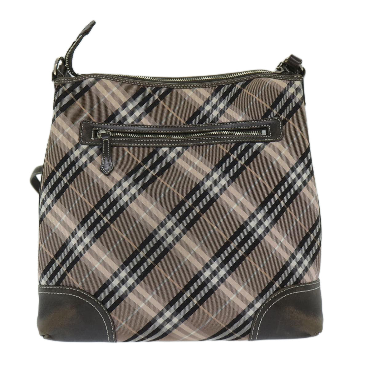 Burberry Nova Label Canvas Brown Shoulder Bag Style 2