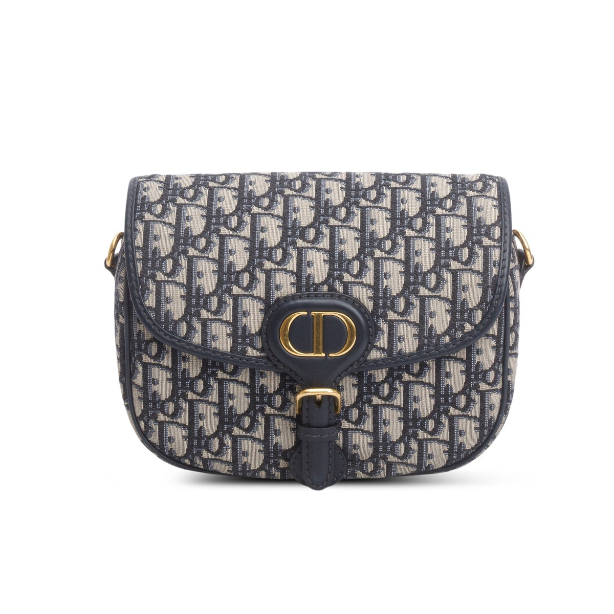 Christian Dior 2020 Blue Oblique Jacquard Medium Bobby Bag Rovelle Bags