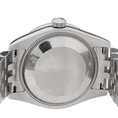 Stainless Steel 18K White Gold Diamond Bezel 31mm Oyster Perpetual Datejust Watch Silver 278384RBR