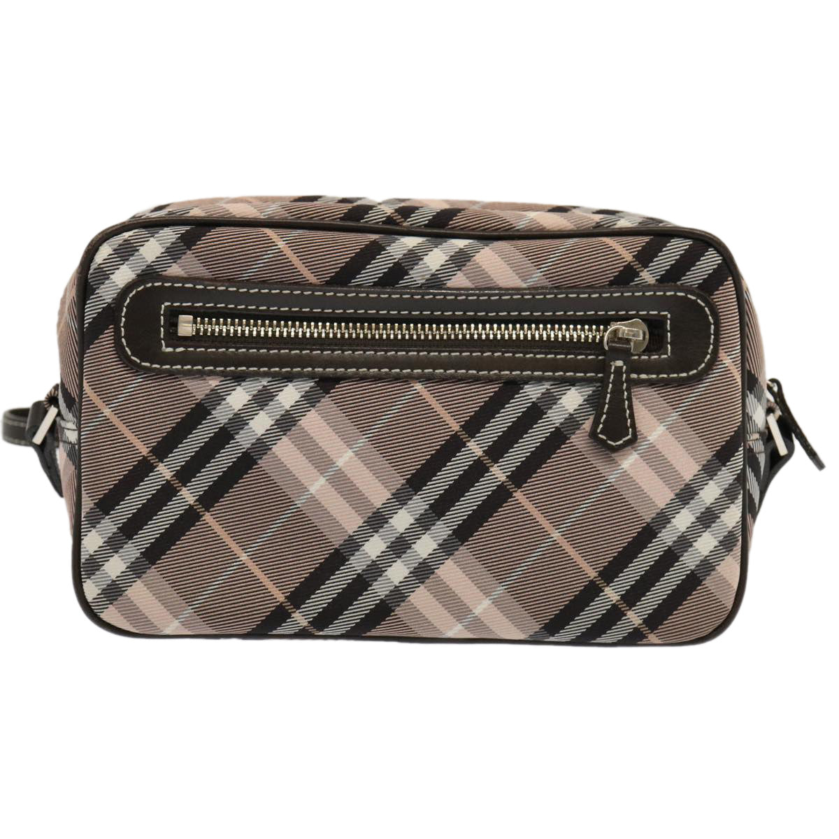 Burberry Nova Label Nylon Blue Shoulder Bag