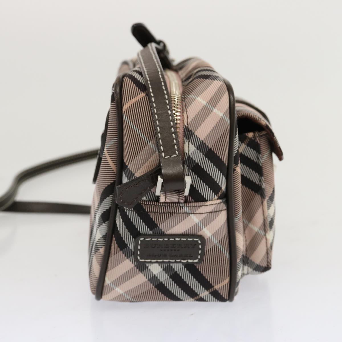 Burberry Nova Label Nylon Blue Shoulder Bag