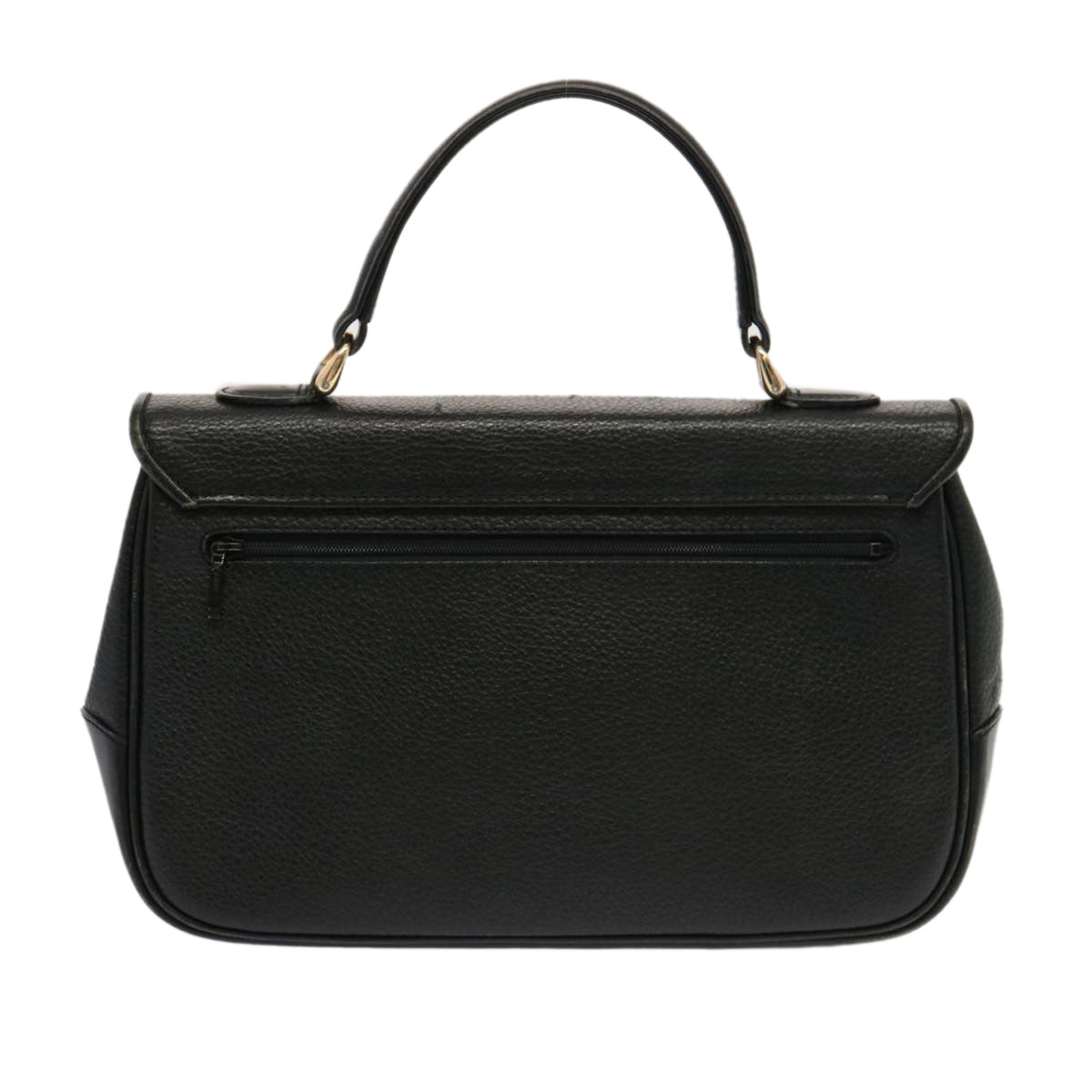 Burberry BURBERRYSs Auth Leather Black Handbag