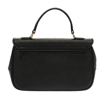Burberry BURBERRYSs Auth Leather Black Handbag