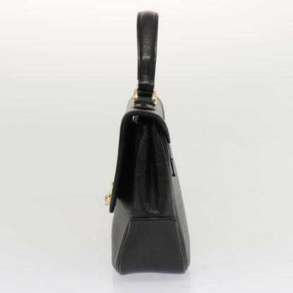 Burberry BURBERRYSs Auth Leather Black Handbag