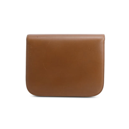 Celine Brown Box Calfskin Medium Classic Box Flap Bag