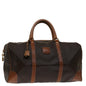 Luxury CELINE Macadam Canvas Boston Bag PVC Brown 69632