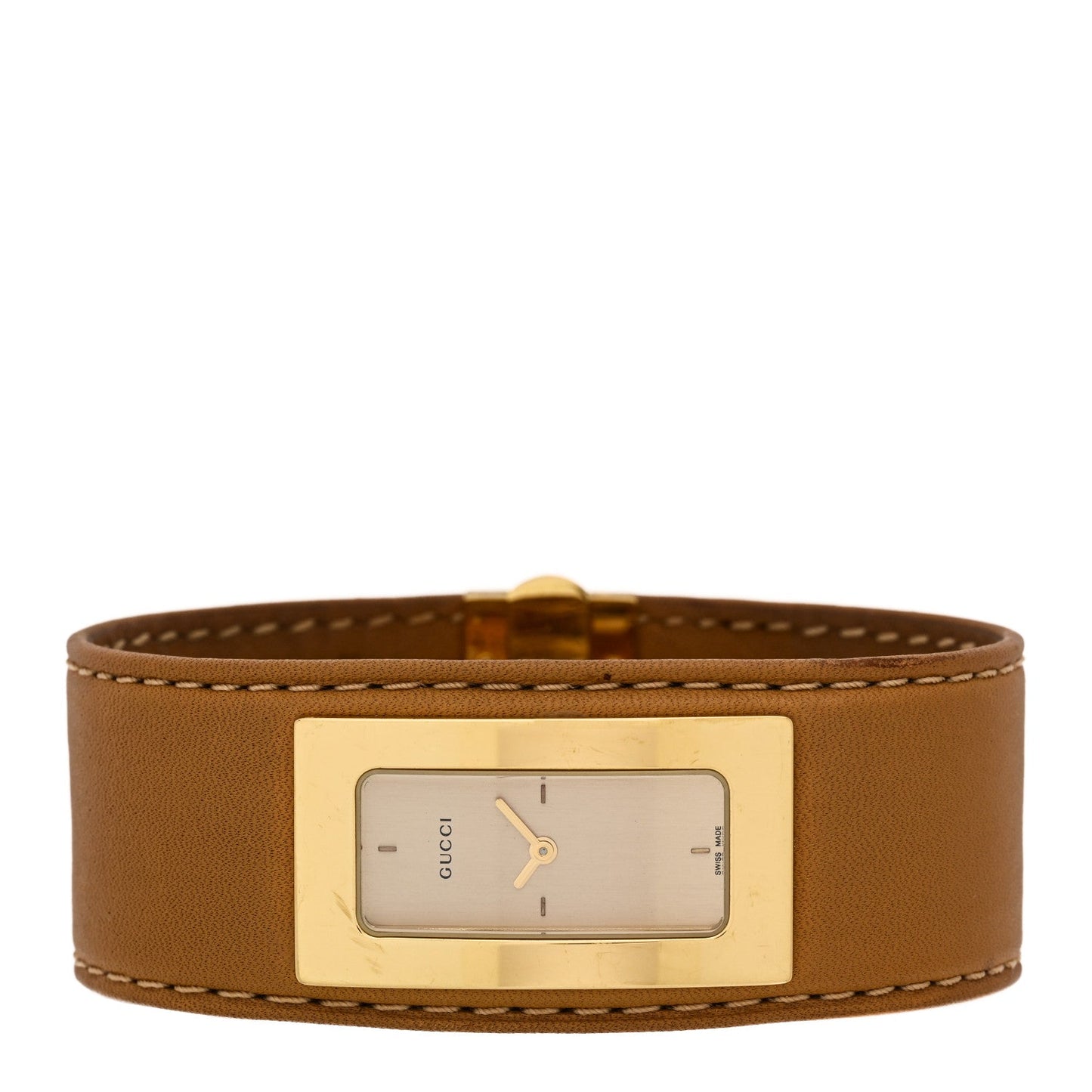 Stainless Steel Calfskin 25mm 7800S Quartz Watch Brown