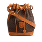 Celine Vintage Triomphe Macadam Bucket Bag