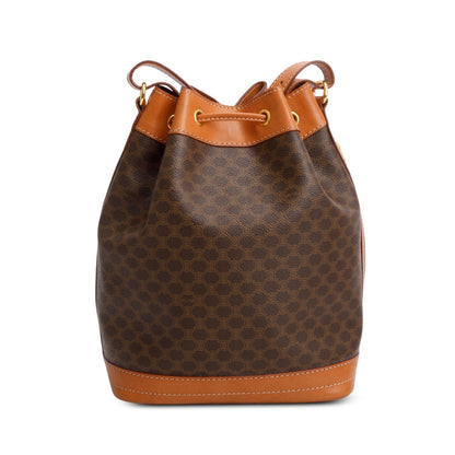 Celine Triomphe Macadam Bucket Bag