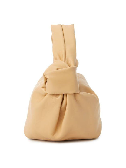 Luxury Bottega Veneta Double Knot Mini Tote Bag Brown