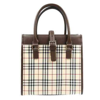 BURBERRY Handbag Coated canvas beige Women