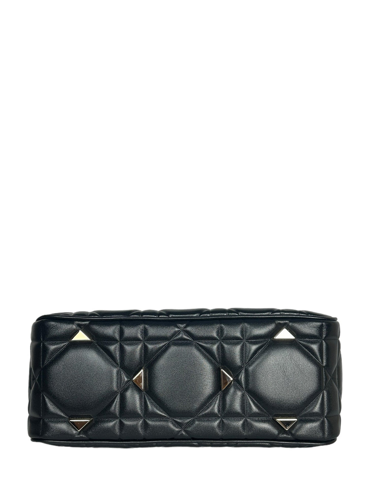 Christian Dior Black Leather Cannage Quilted The Lady 95 22 Bag Rovelle Bags
