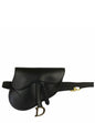 Christian Dior Black Leather Saddle Pouch Belt Bag Rovelle Bags