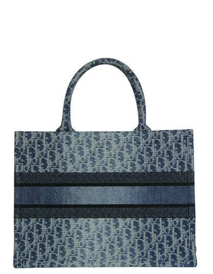 Christian Dior Denim Ombre Medium Book Tote Rovelle Bags