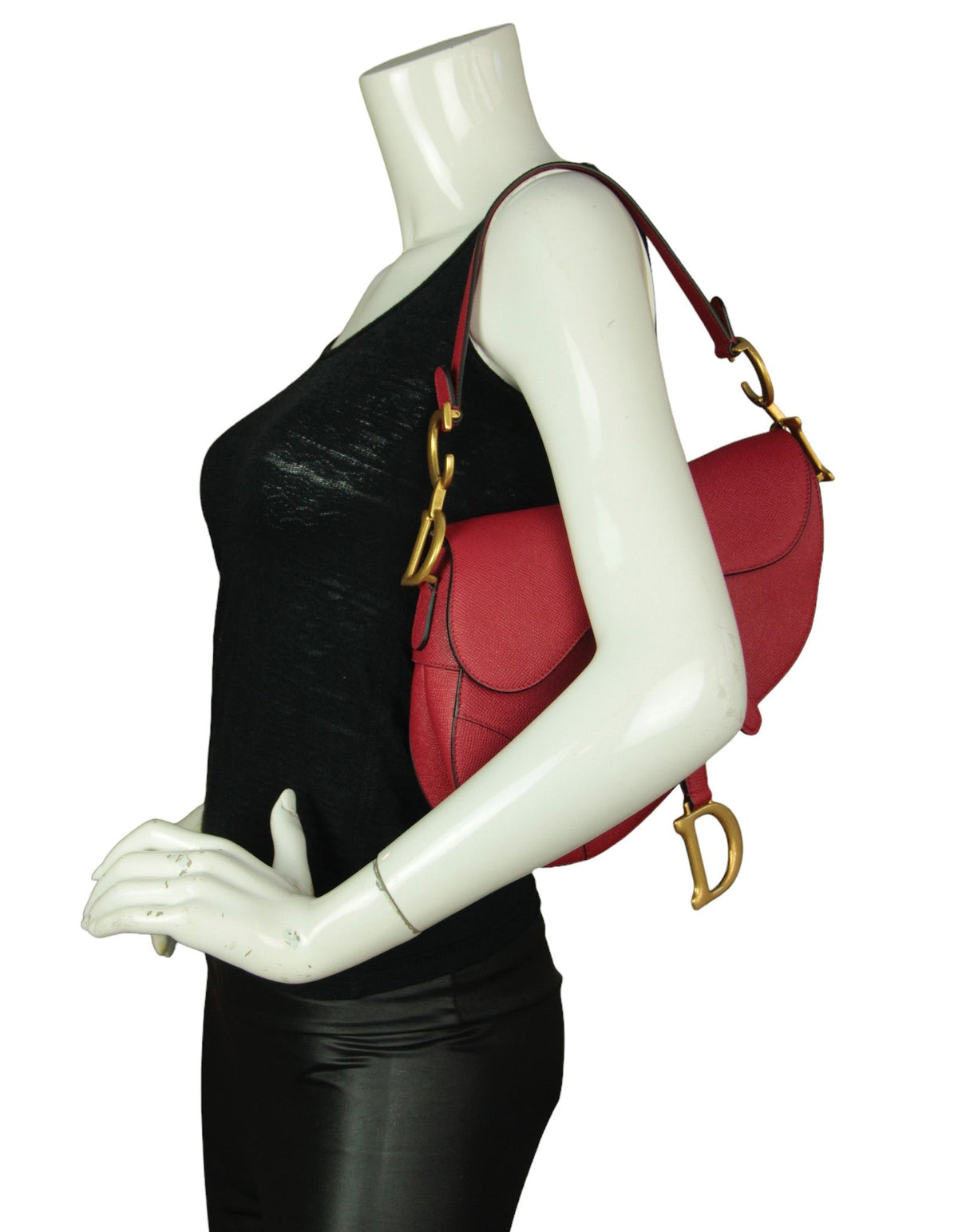 Dior Saddle Calfskin Red Crossbody Rovelle Bags