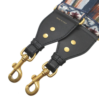 Christian Dior Shoulder strap Canvas, Leather black Embroidery Floral unisex(Unisex) Rovelle Bags