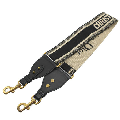 Christian Dior Shoulder strap Canvas, Leather black logo unisex(Unisex) Rovelle Bags