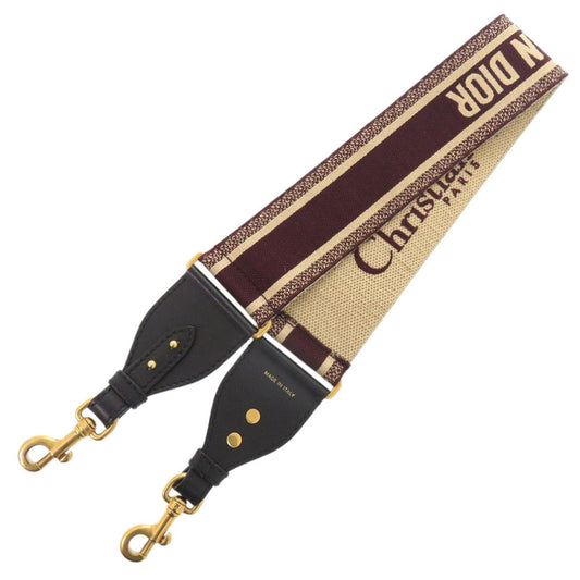 Christian Dior Shoulder strap canvas Bordeaux Shoulder strap Women Rovelle Bags