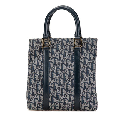 Dior Leather Canvas Tote Bag Rovelle Bags